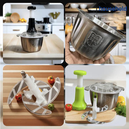 Stainless Steel Push Chopper