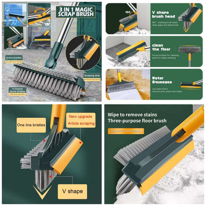 3-in-1 Cleaning Brush Floor