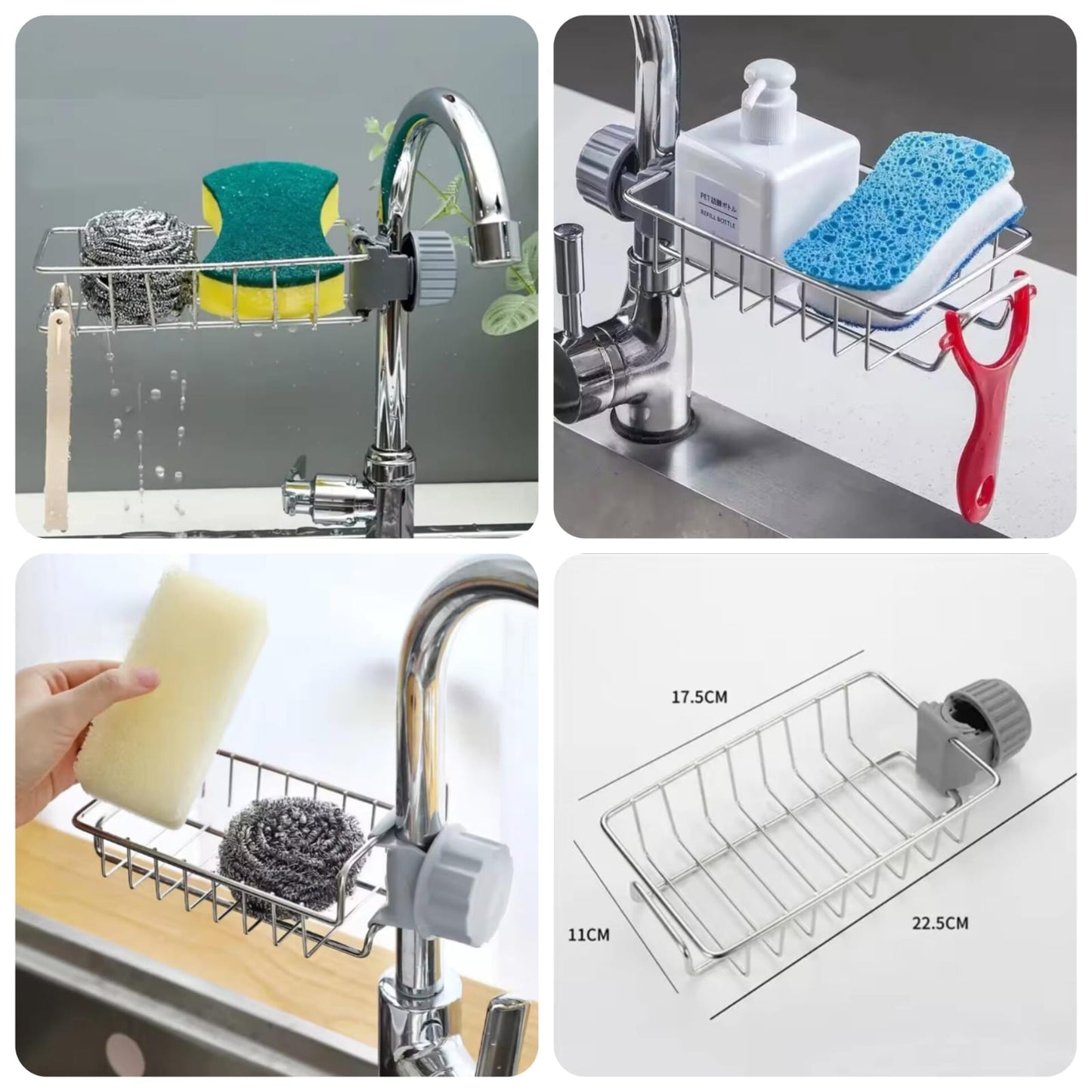 Stainless Steel Faucet Rack