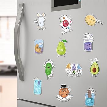 Silicone magnet sticker 6pcs