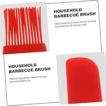 2 pcs set silicone spatula with brush
