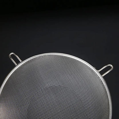 Rice strainer wood handle