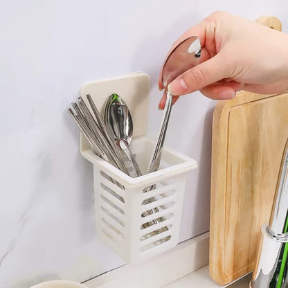 Wall Mounted Kitchen Utensil Storage Holder