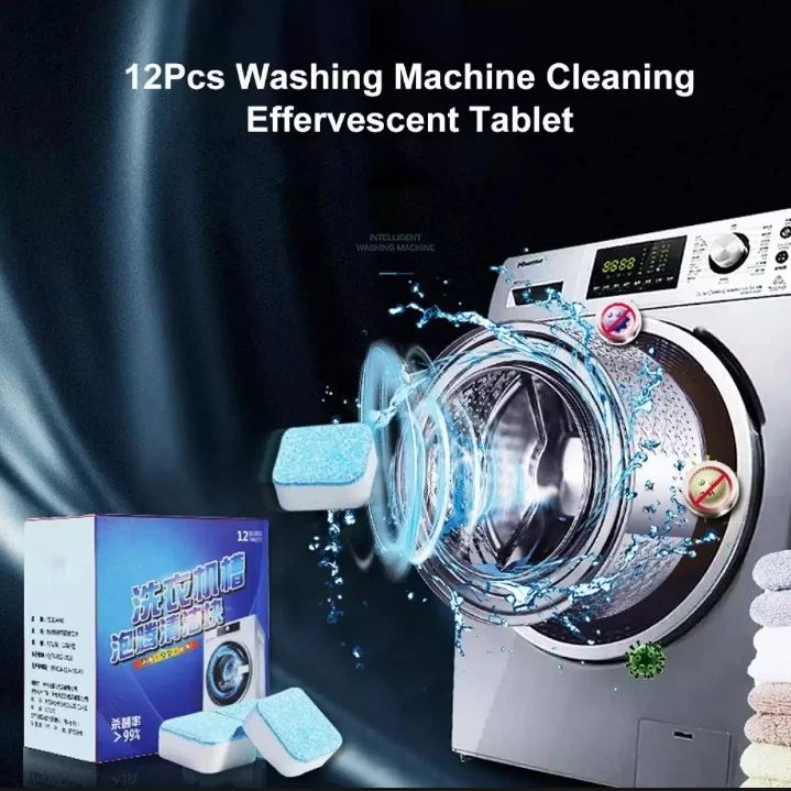 Washing Machine Cleaning Tablets (Pack of 12 tablets)