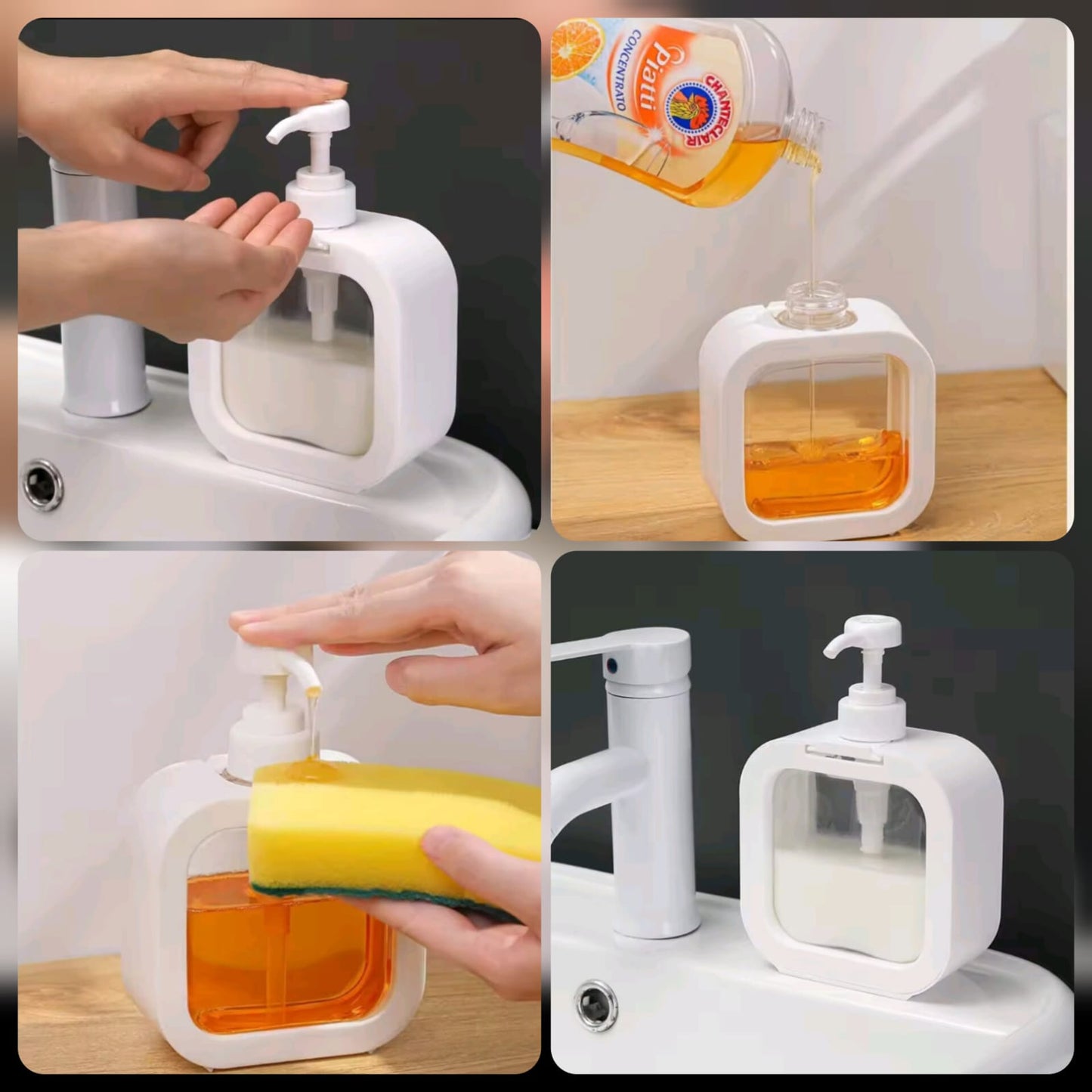 Refillable Lotion & Soap Dispenser