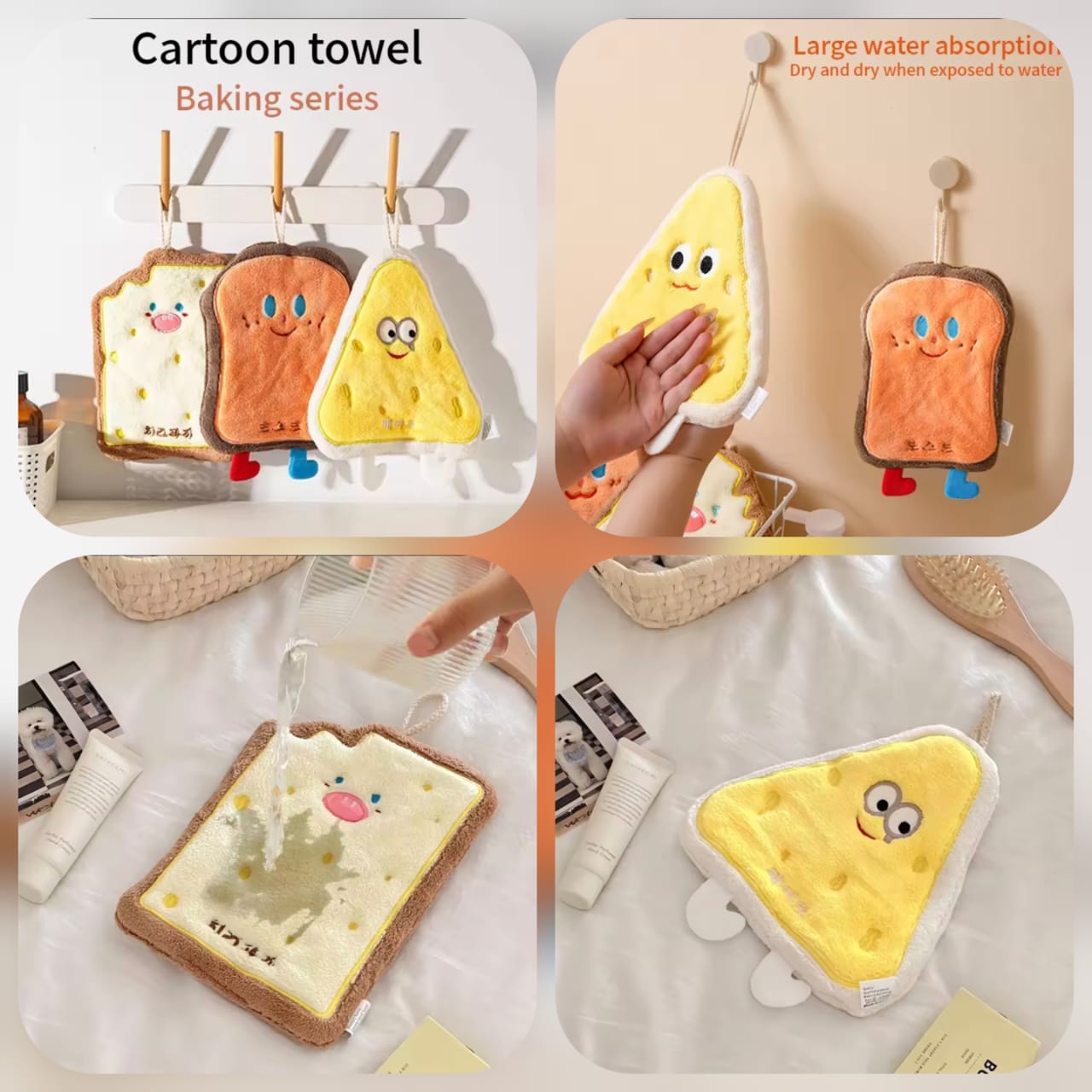 Soft Cartoon Absorbent Towel