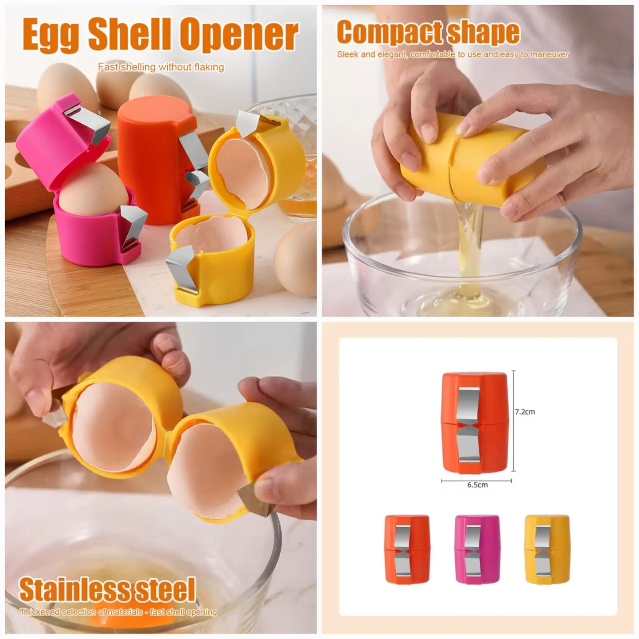 Egg Cracker & Shell Separator