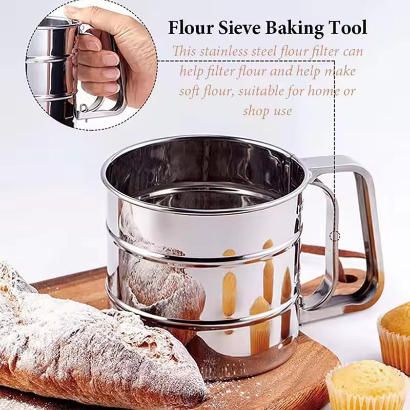 Stainless Steel Flour Strainer