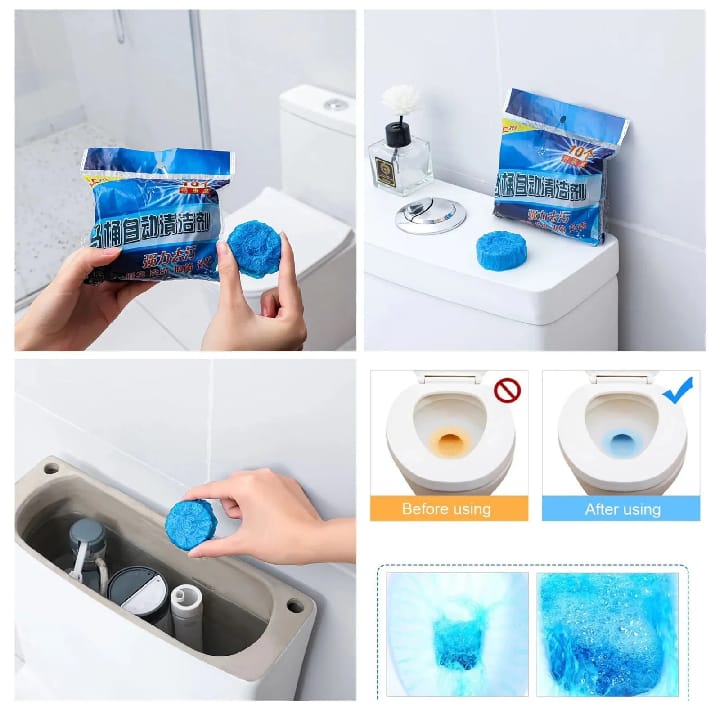 10 pcs Toilet Cleaning Tablet