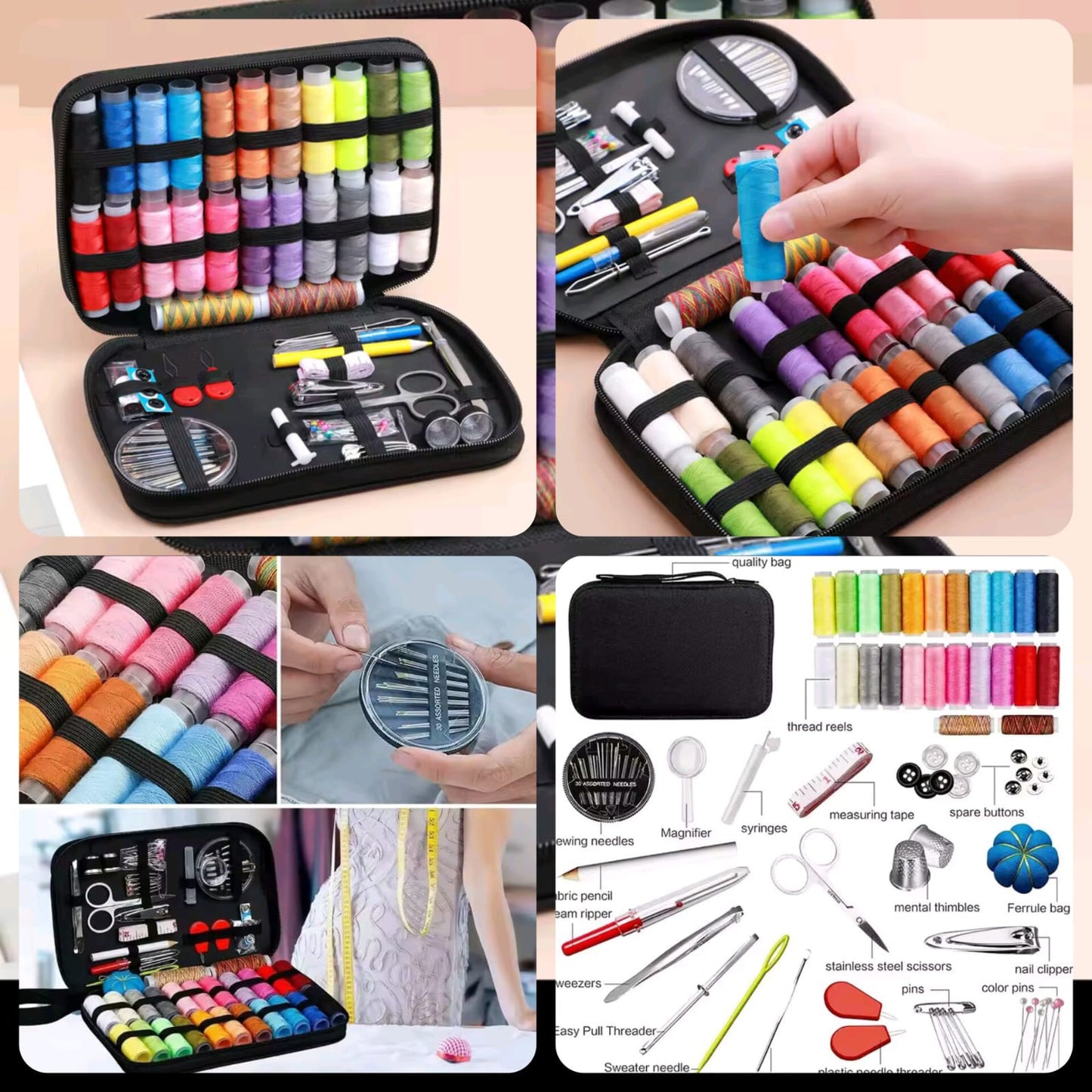 93pcs Sewing Kit bag