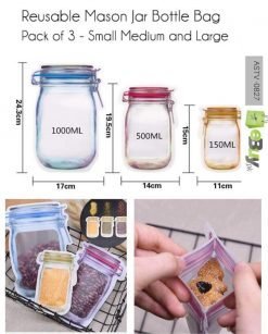 Ziplock Reusable Food Storage Bags