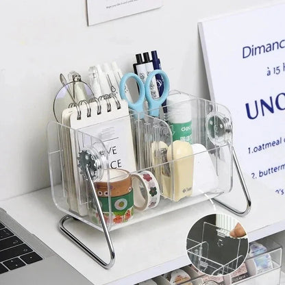 Acrylic Desktop Phone & Multipurpose Organizer Storage Box