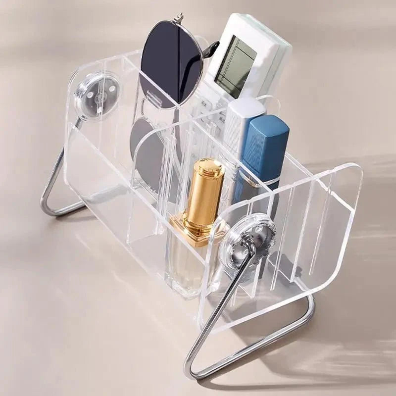 Acrylic Desktop Phone & Multipurpose Organizer Storage Box