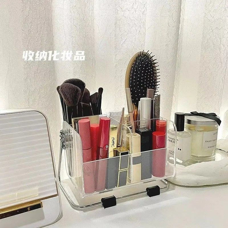 Acrylic Desktop Phone & Multipurpose Organizer Storage Box