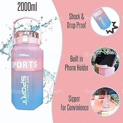 3 Pcs Sports Water Bottle