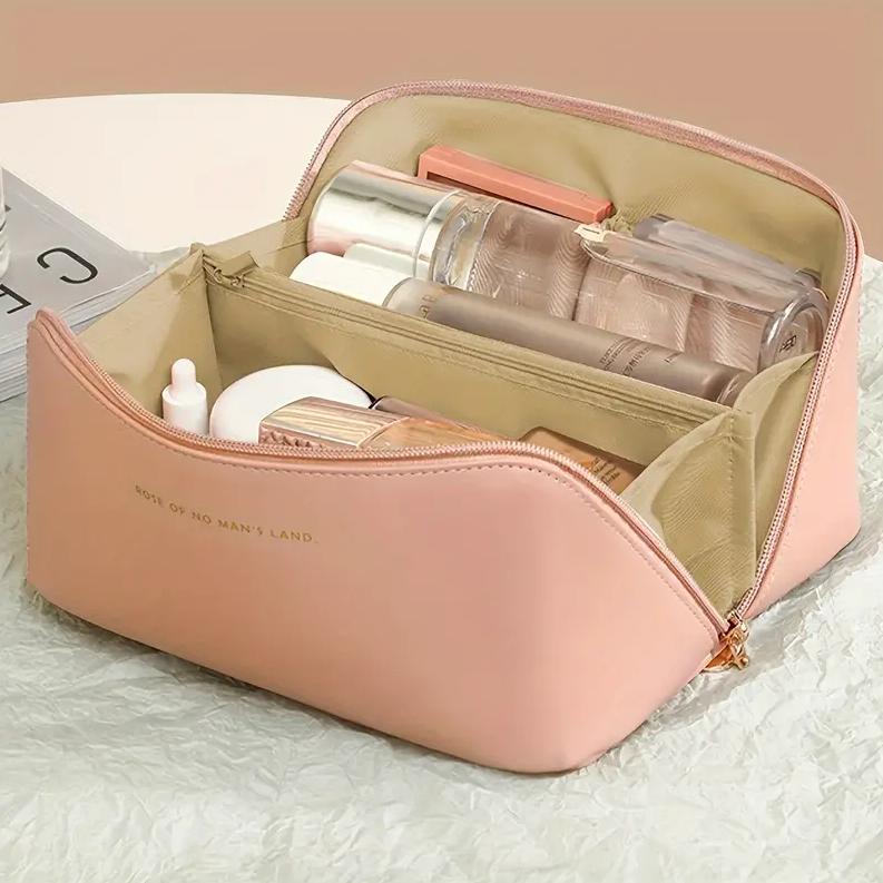 Leather Travel Cosmetic Bag