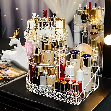 360 Degree Rotating Makeup Storage