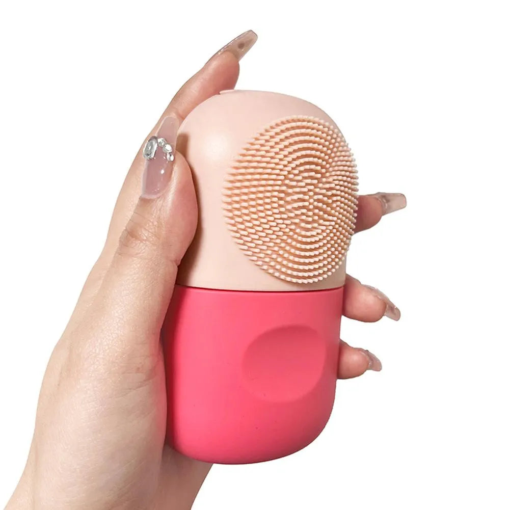 Silicon Ice Roller With Scrubber