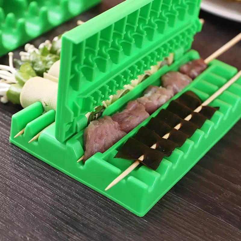 Multifunctional BBQ Stringing Machine for Quick Kebab Preparation and Outdoor Barbecue Accessories