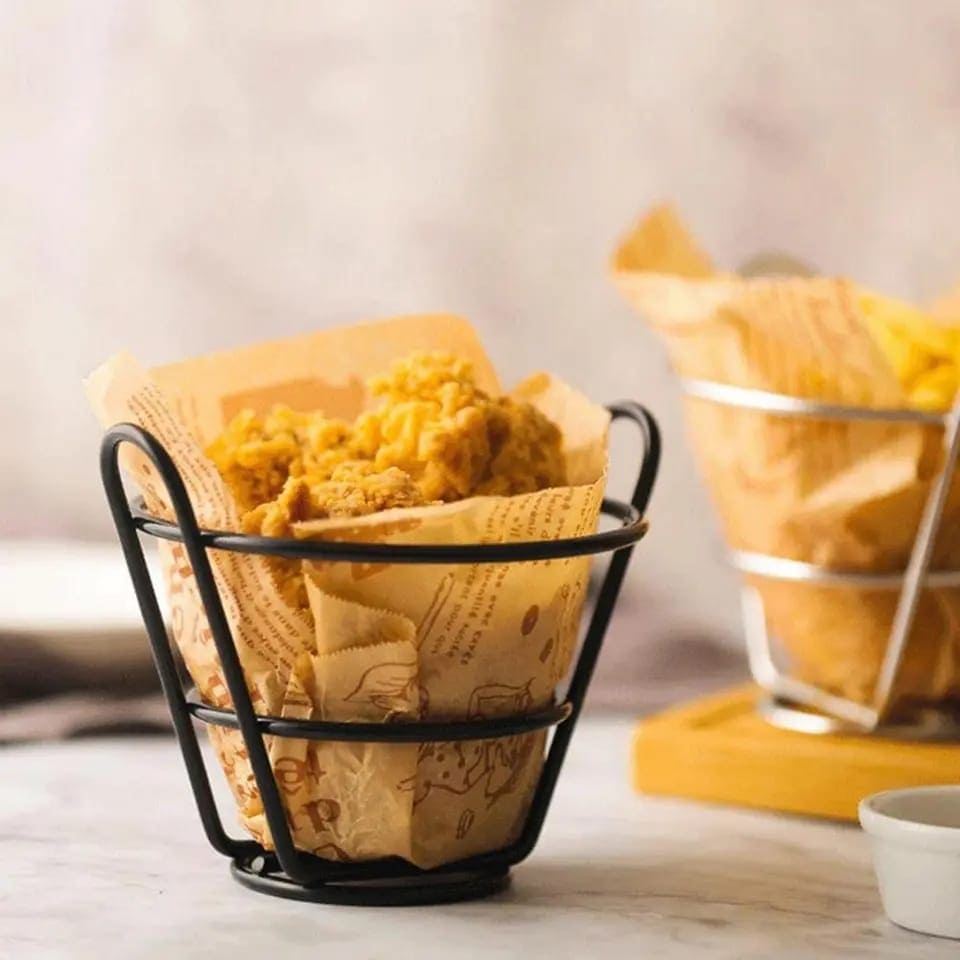 Metal Snack Buckets