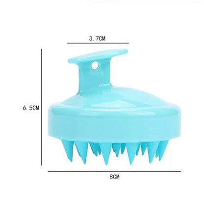 Portable Mini Silicone Scalp Massage Comb and Shampoo Brush for Hair Care