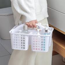 3 Compartment Storage Basket with Handle