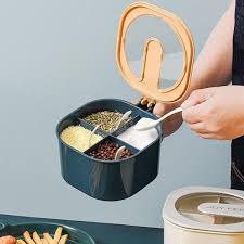 4 in 1 - Modern Grid Spices Box