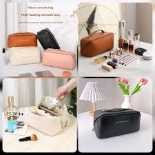 Portable PU Makeup Multifunctional Bag