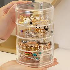 5 layer Acrylic Rotating Organizer