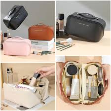 Portable PU Makeup Multifunctional Bag