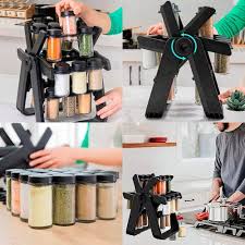 18 Jar Rotating Spice Organiser