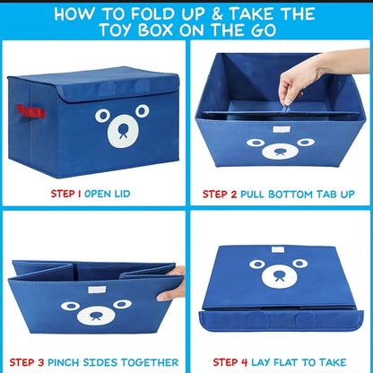 Foldable Panda Storage Box (100 GSM)