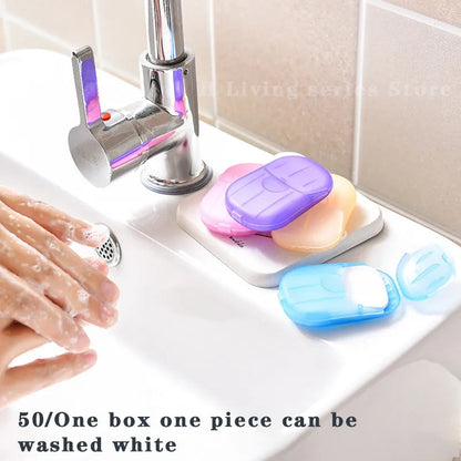 Portable Outdoor Travel Paper Soaps(Pack Of 5)
