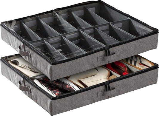 Shoe Storage Organizer with Adjustable Dividers-Premium Quality