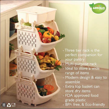 3 Layer Fruit Basket