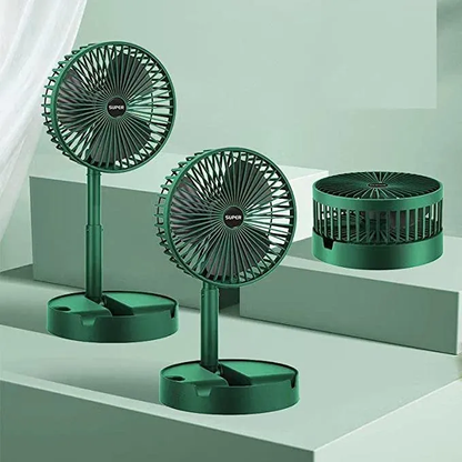 Telescopic Folding Fan Portable