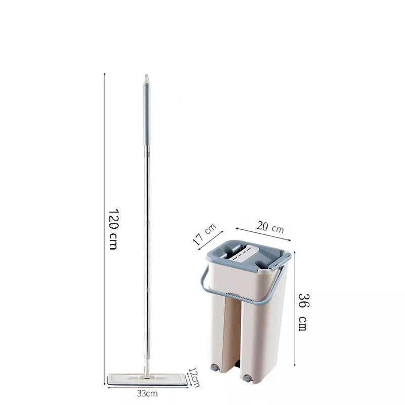 Flat Mop with Bucket