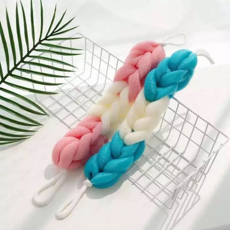 Flower Mesh Shoulder Scrubber