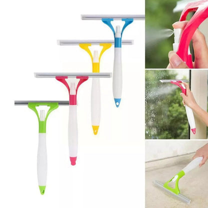 Multipurpose Glass Wiper With Spray