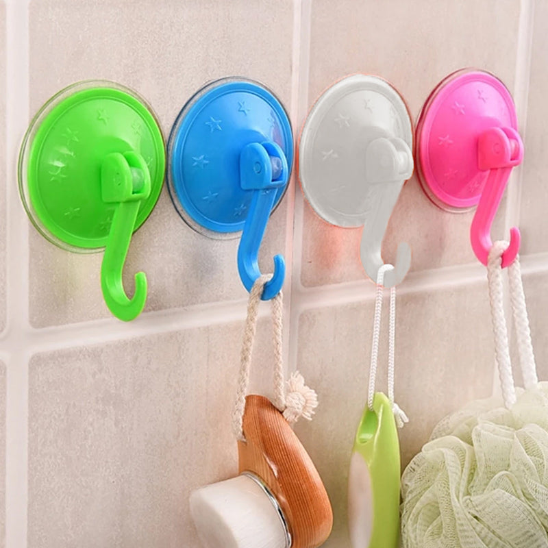 Suction Cup Wall Hook With Key Lock(Pack Of 3)