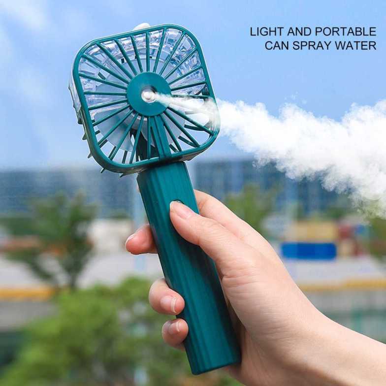Hand Held Misting Cooling Fan USB Rechargeable