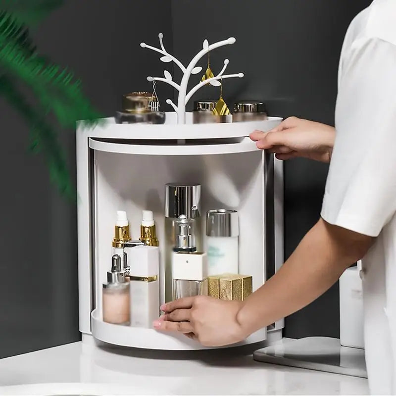 Rotatable Wall Mounted Corner Shelf