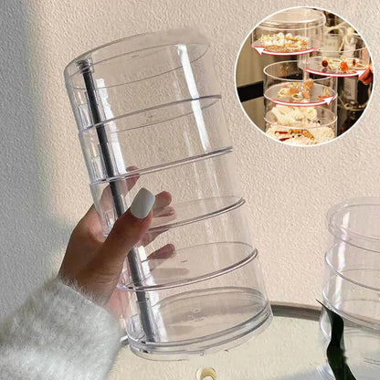 Transparent 360° Rotating Jewelry Box
