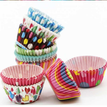Dipsosable Cup Cake Molds 100pcs