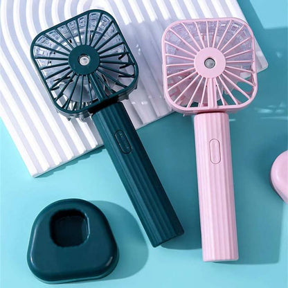 Hand Held Misting Cooling Fan USB Rechargeable