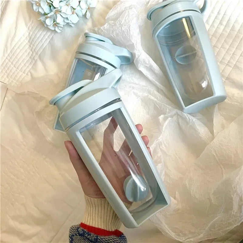 Portable Shaker Water Bottle 600Ml