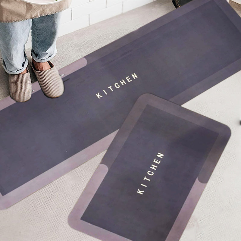 2Pcs Set Kitchen Floor Mat Non Slip
