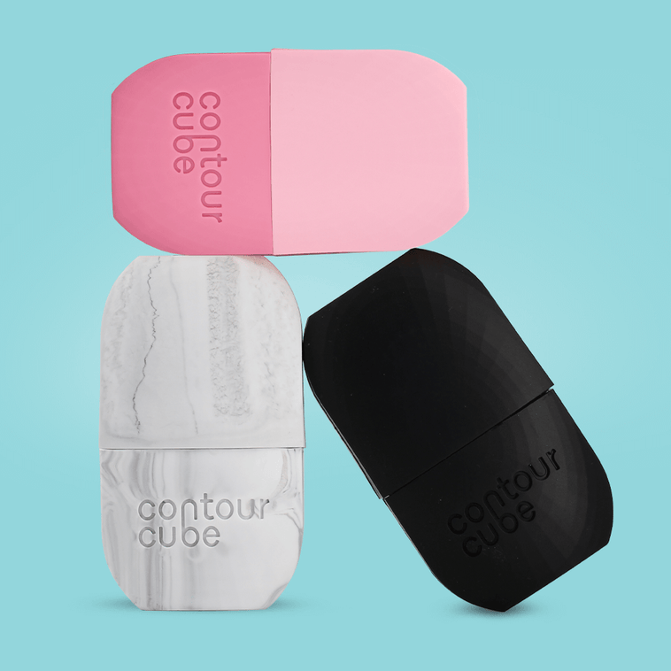 Ice Cube Massager Face Ice Roller (Pink)