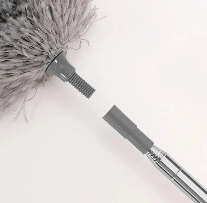 Extendable Feather Duster Brush with Extra Long Pole Bendable Head Long Handle