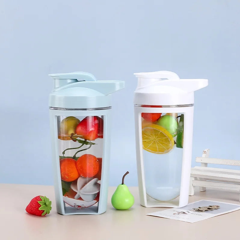 Portable Shaker Water Bottle 600Ml